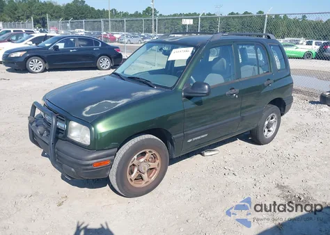 2000 Chevrolet Tracker Hard Top z USA, uszkodzony, nr VIN 2CNBJ13C7Y6924645